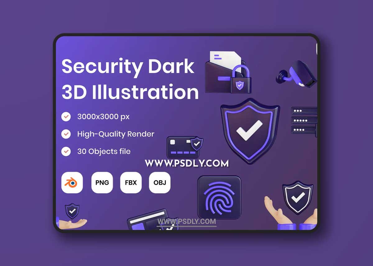 Security Dark 3D Illustration BA9PY7B 1 Security Dark 3D Illustration BA9PY7B