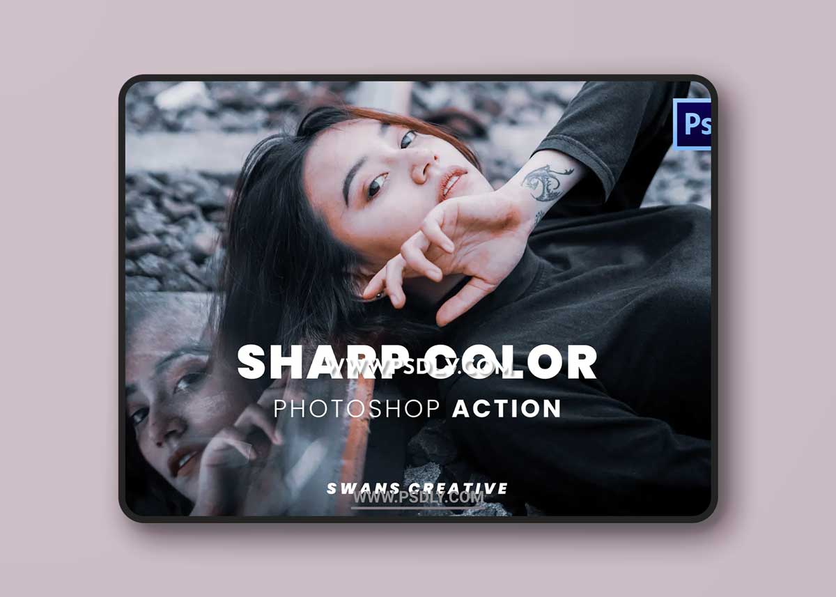 Sharp Color Photoshop Action 1 Sharp Color Photoshop Action