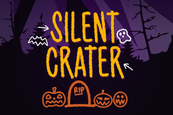Silent Crater Font 1 Silent Crater Font