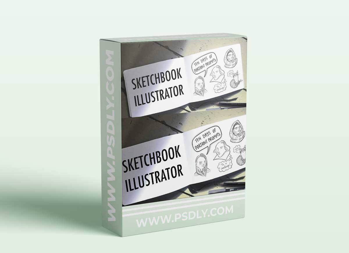 Sketchbook Illustrator: 10 Days of Portrait Prompts 1 Sketchbook Illustrator: 10 Days of Portrait Prompts