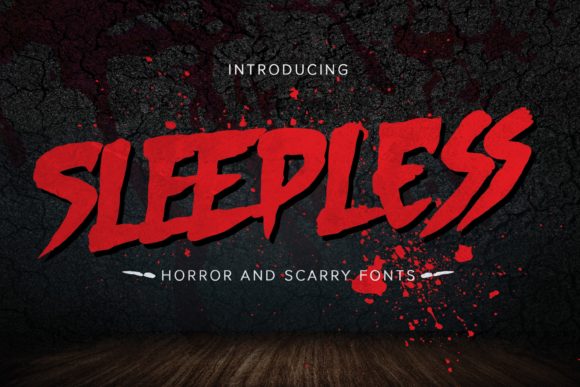 Sleepless Font 1 Sleepless Font
