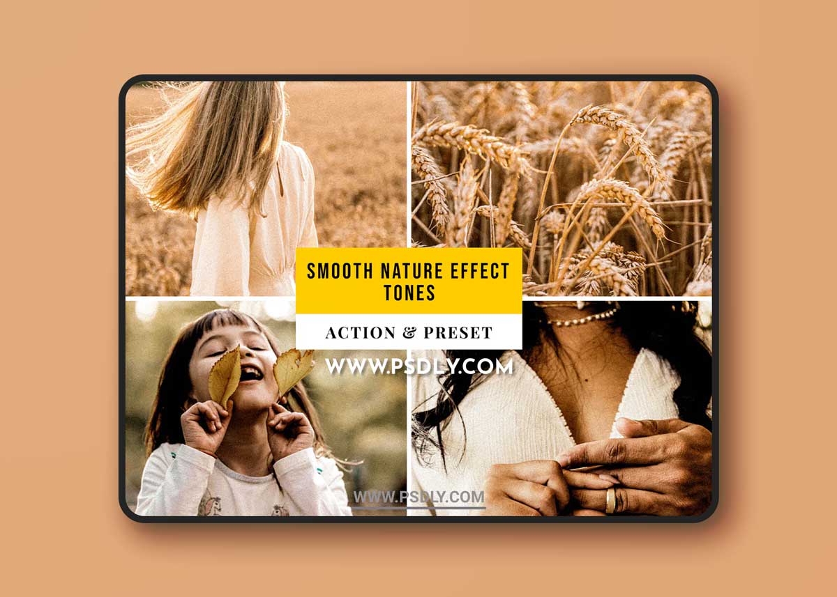 Smooth Nature Effect Tones Action & Lightroom Presets 1 Smooth Nature Effect Tones Action & Lightroom Presets