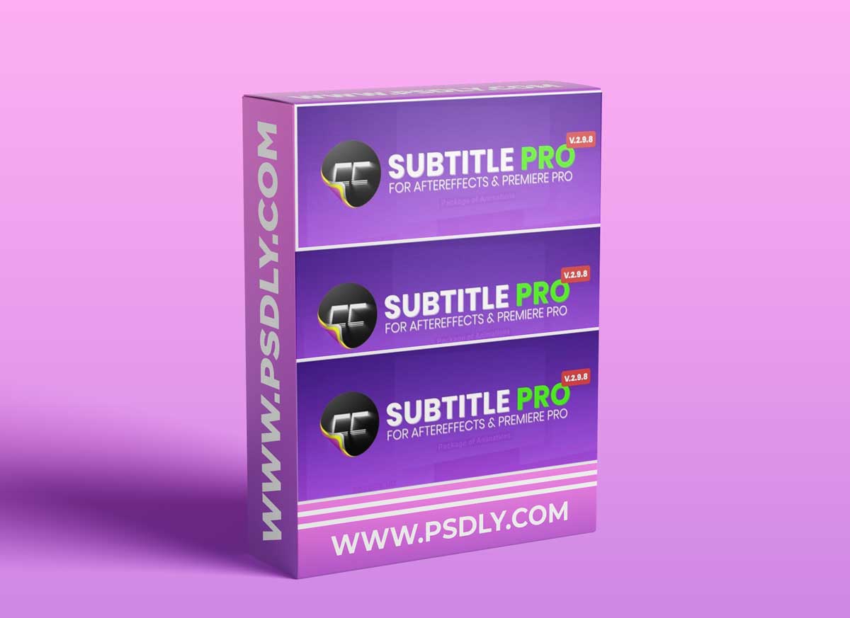 Subtitle Pro 2.8.0 for After Effects (Win/Mac) 1 Subtitle Pro 2.8.0 for After Effects (Win/Mac)
