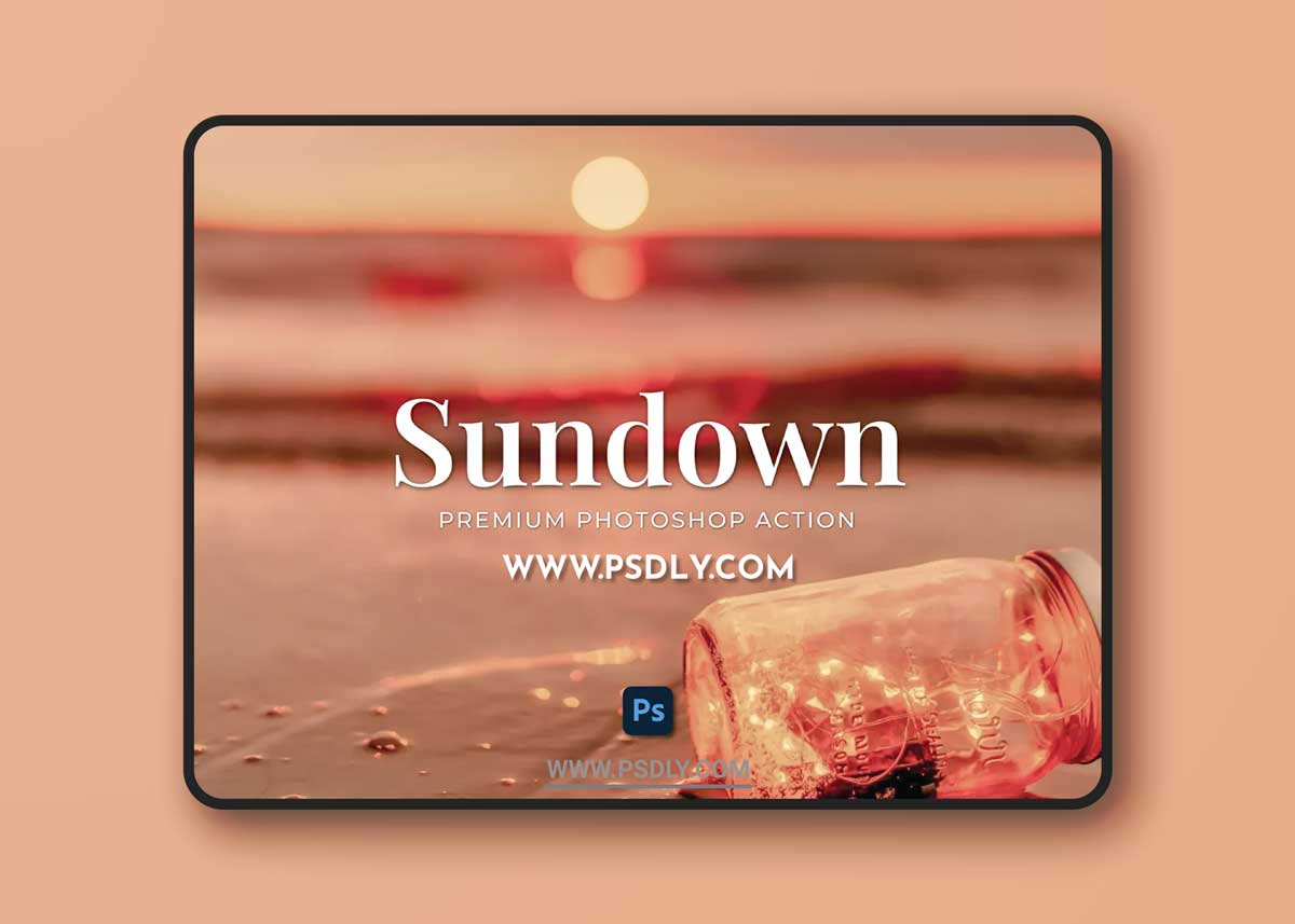 Sundown Photoshop Action 1 Sundown Photoshop Action