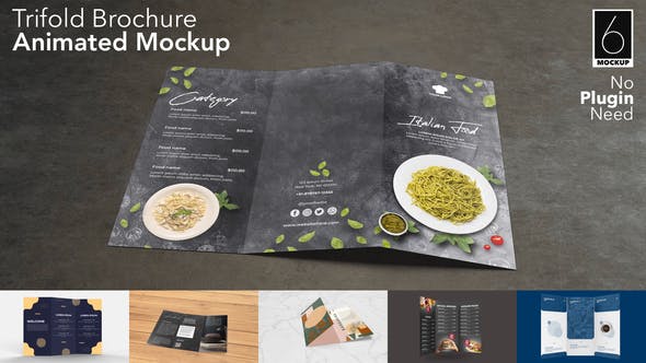 Videohive Trifold Brochure Animated Mockup Set 31032511 1 Videohive Trifold Brochure Animated Mockup Set 31032511