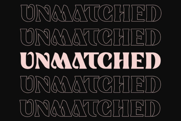 Unmatched Font 1 Unmatched Font