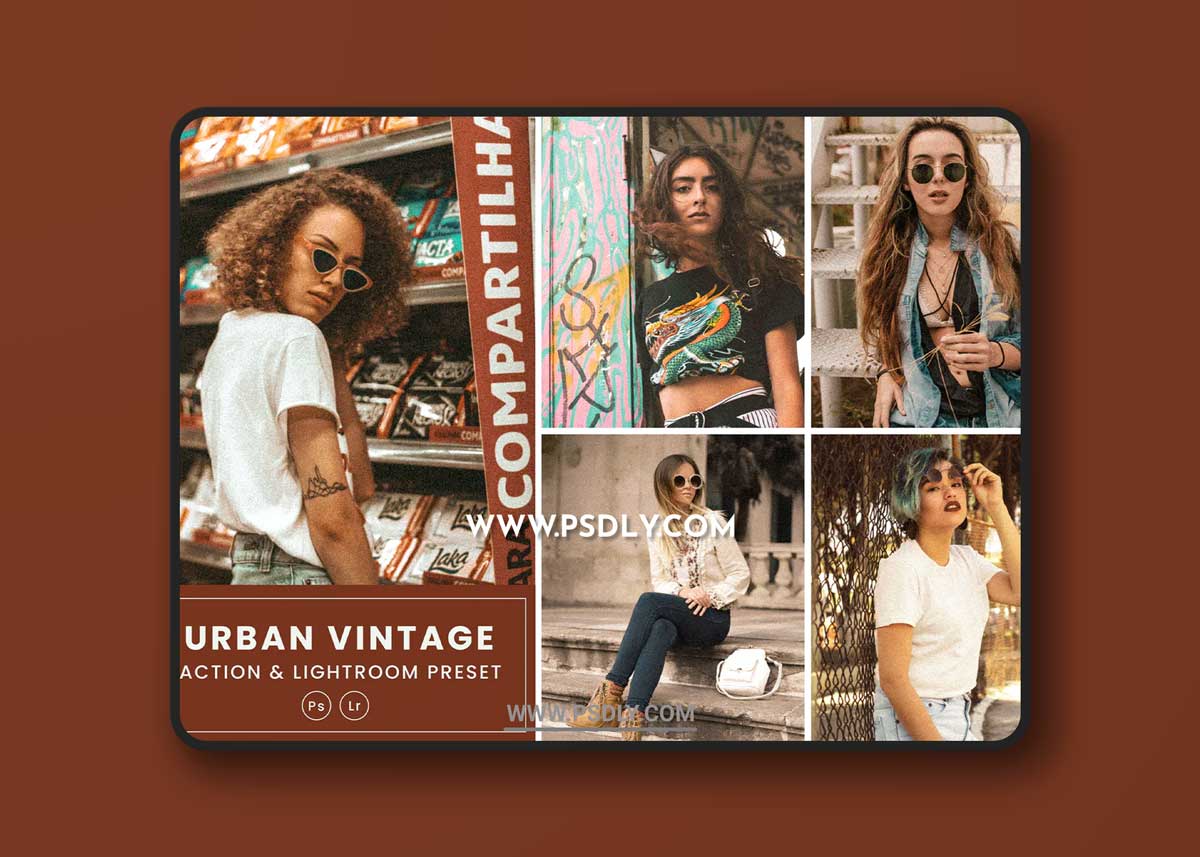 Urban Vintage Action & Lightrom Presets 1 Urban Vintage Action & Lightrom Presets