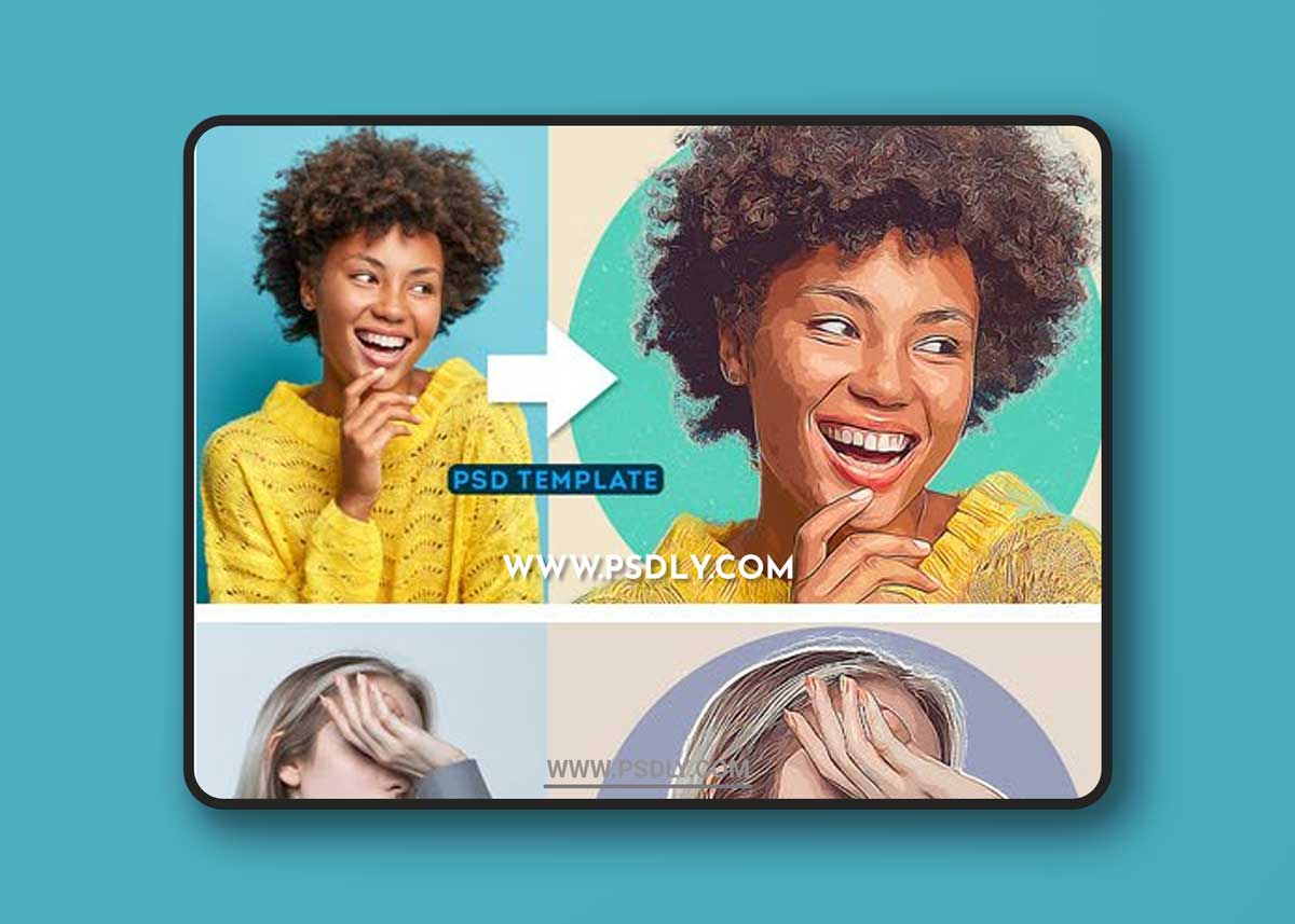 Vector Art Effect PSD Template + Tutorial 1 Vector Art Effect PSD Template + Tutorial