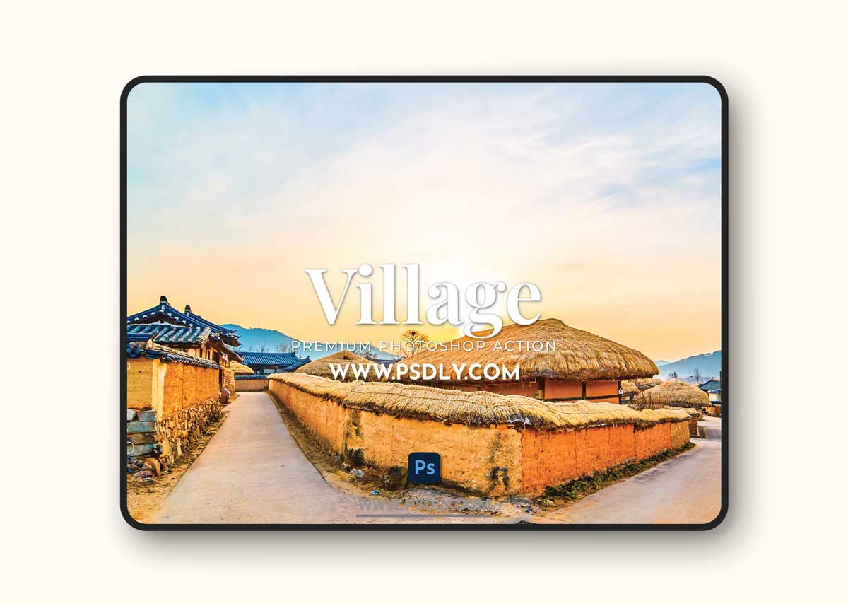 Village Photoshop Action 1 Village Photoshop Action