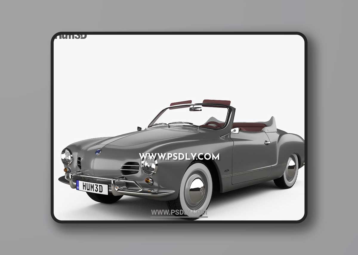 Volkswagen Karmann 3D Model o93581 1 Volkswagen Karmann 3D Model o93581