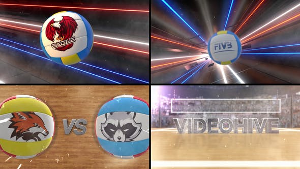 Videohive Volleyball Logo Reveal 34342259 1 Videohive Volleyball Logo Reveal 34342259