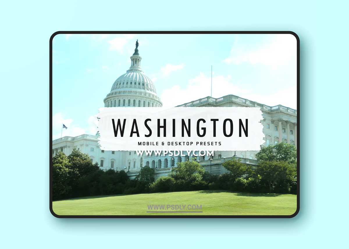 Washington Mobile & Desktop Lightroom Presets W2J279P 1 Washington Mobile & Desktop Lightroom Presets W2J279P