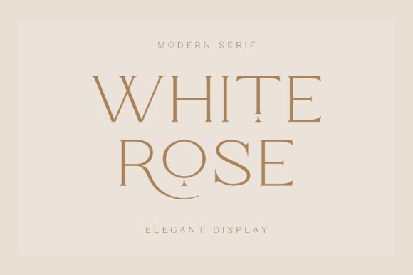 White Rose Font 1 White Rose Font