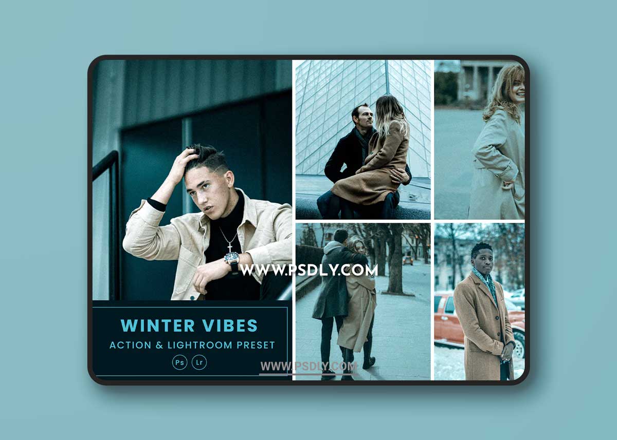 Winter Vibes Action & Lightrom Presets 1 Winter Vibes Action & Lightrom Presets