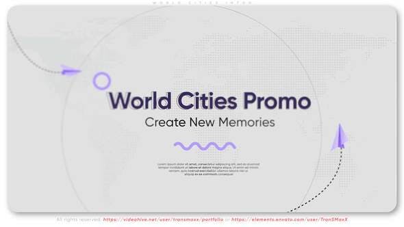 Videohive World Cities Intro 34193014 1 Videohive World Cities Intro 34193014