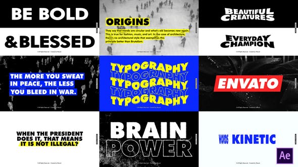 Videohive Typography 28400830 1 Videohive Typography 28400830