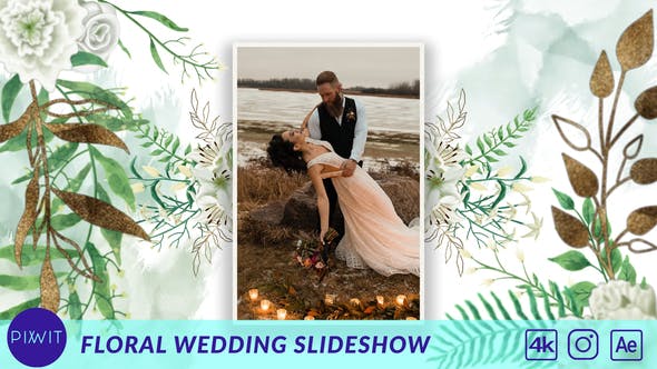 Videohive Floral & Golden Slideshow 33630893 1 Videohive Floral & Golden Slideshow 33630893