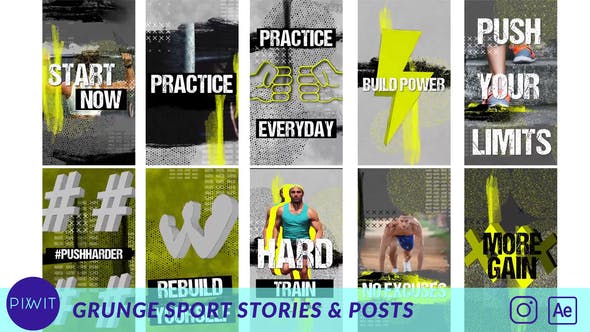 Videohive Grunge Sports Stories & Posts 31501691 1 Videohive Grunge Sports Stories & Posts 31501691