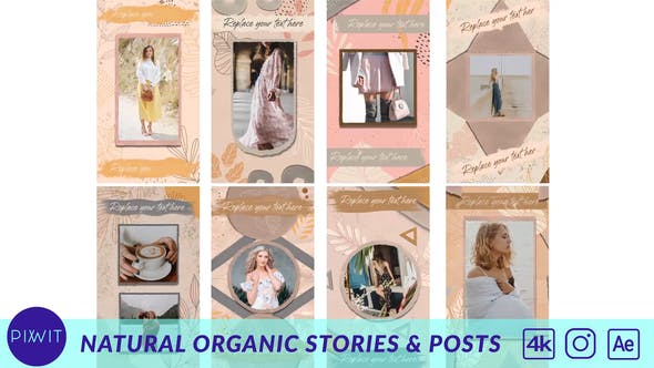 Videohive Natural Organic Stories & Posts 31020193 1 Videohive Natural Organic Stories & Posts 31020193
