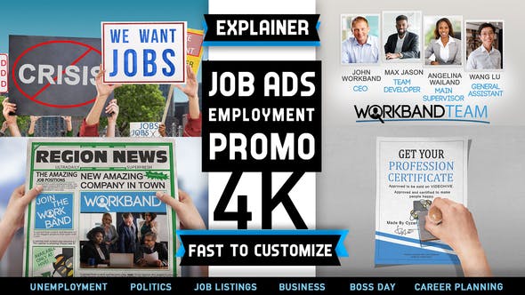 Videohive Employment Job Career Work Hiring 29874015 1 Videohive Employment Job Career Work Hiring 29874015