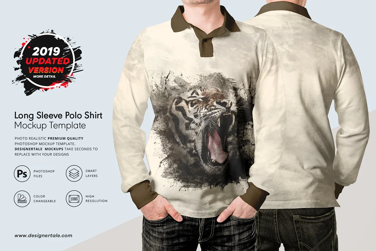 CreativeMarket - Long Sleeve Men Polo Shirt Mockup 4175233 1 CreativeMarket - Long Sleeve Men Polo Shirt Mockup 4175233