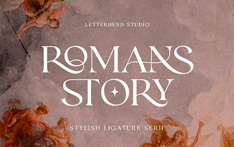 CM - Romans Story - Ligature Serif Font 6461973 1 CM - Romans Story - Ligature Serif Font 6461973