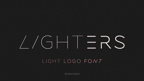 Lighters - Light Logo Font 1 Lighters - Light Logo Font