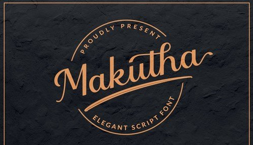 Makutha Script Font 1 Makutha Script Font