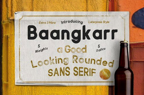 Baangkarr Font 1 Baangkarr Font