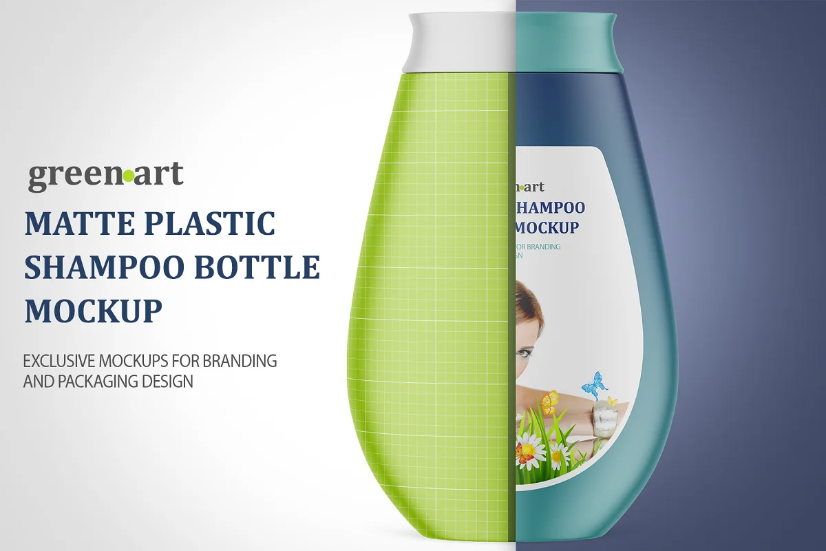 CM - Plastic Shampoo Bottle Mockup 2138889 1 CM - Plastic Shampoo Bottle Mockup 2138889