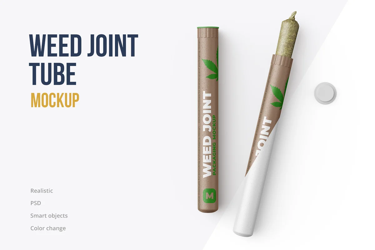 CreativeMarket - Weed Joint Pre-Roll Tubes Mockup 4834895 1 CreativeMarket - Weed Joint Pre-Roll Tubes Mockup 4834895