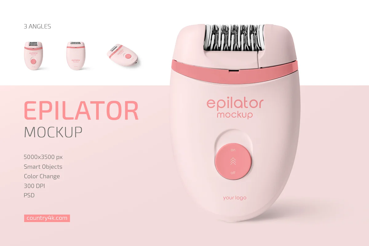 CreativeMarket - Epilator Mockup Set 6450910 1 CreativeMarket - Epilator Mockup Set 6450910