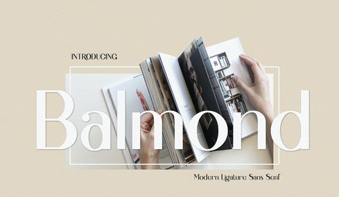 Balmond Modern Ligature Sans Serif 1 Balmond Modern Ligature Sans Serif