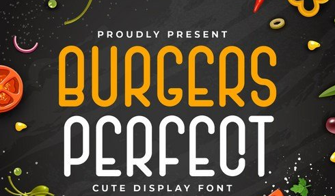 Burgers Perfect - Display Font 1 Burgers Perfect - Display Font