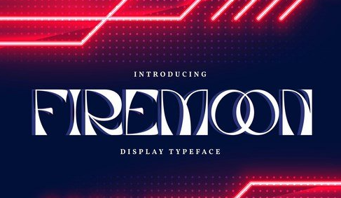 Firemoon Display Typeface Font 1 Firemoon Display Typeface Font