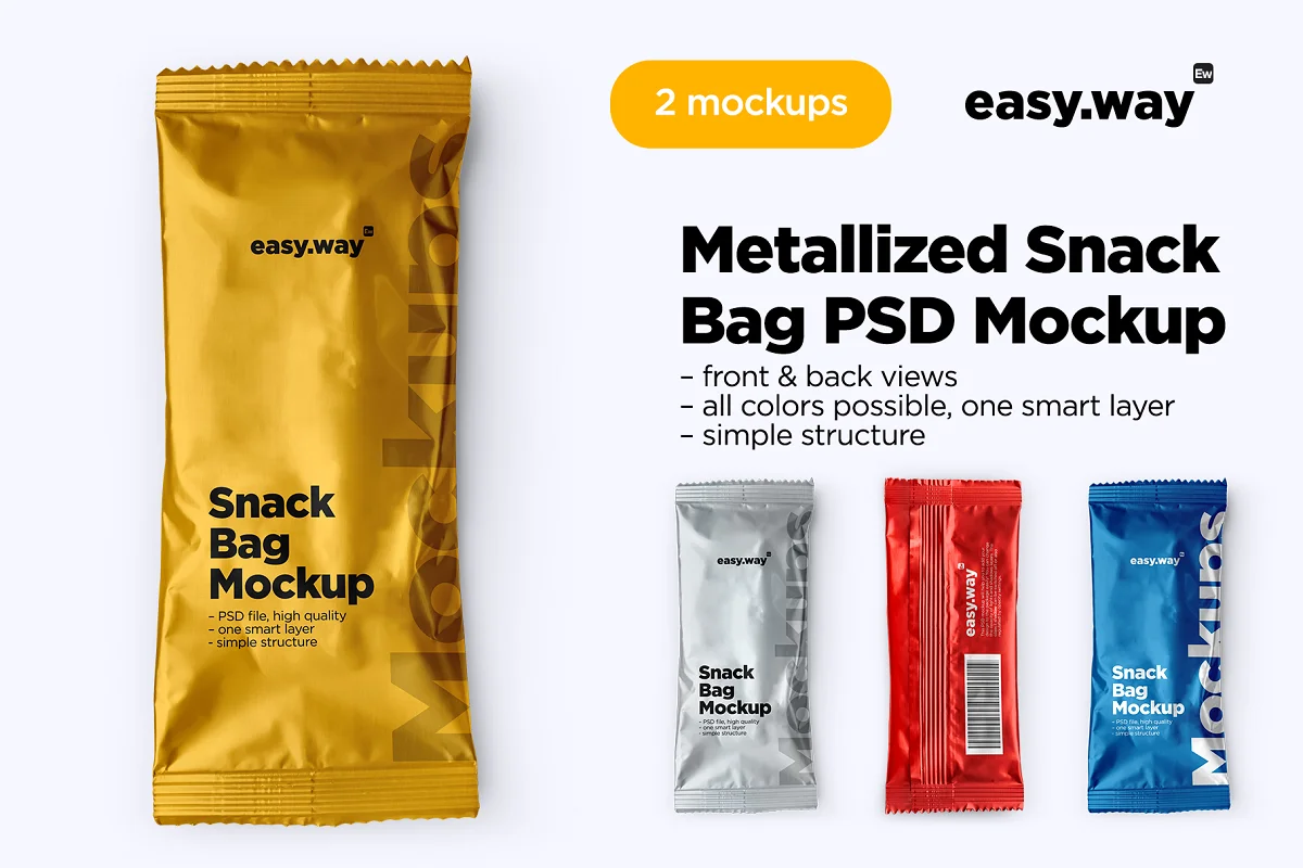 CreativeMarket - Metallized Snack Bag PSD Mockup 5819433 1 CreativeMarket - Metallized Snack Bag PSD Mockup 5819433