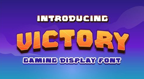Victory Gaming Display Font 1 Victory Gaming Display Font