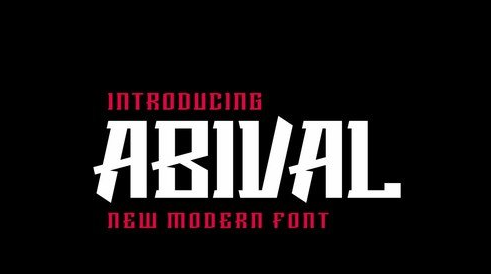 Abival Font 1 Abival Font