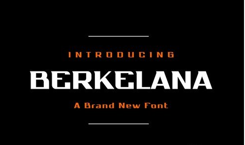 Berkelana Font 1 Berkelana Font