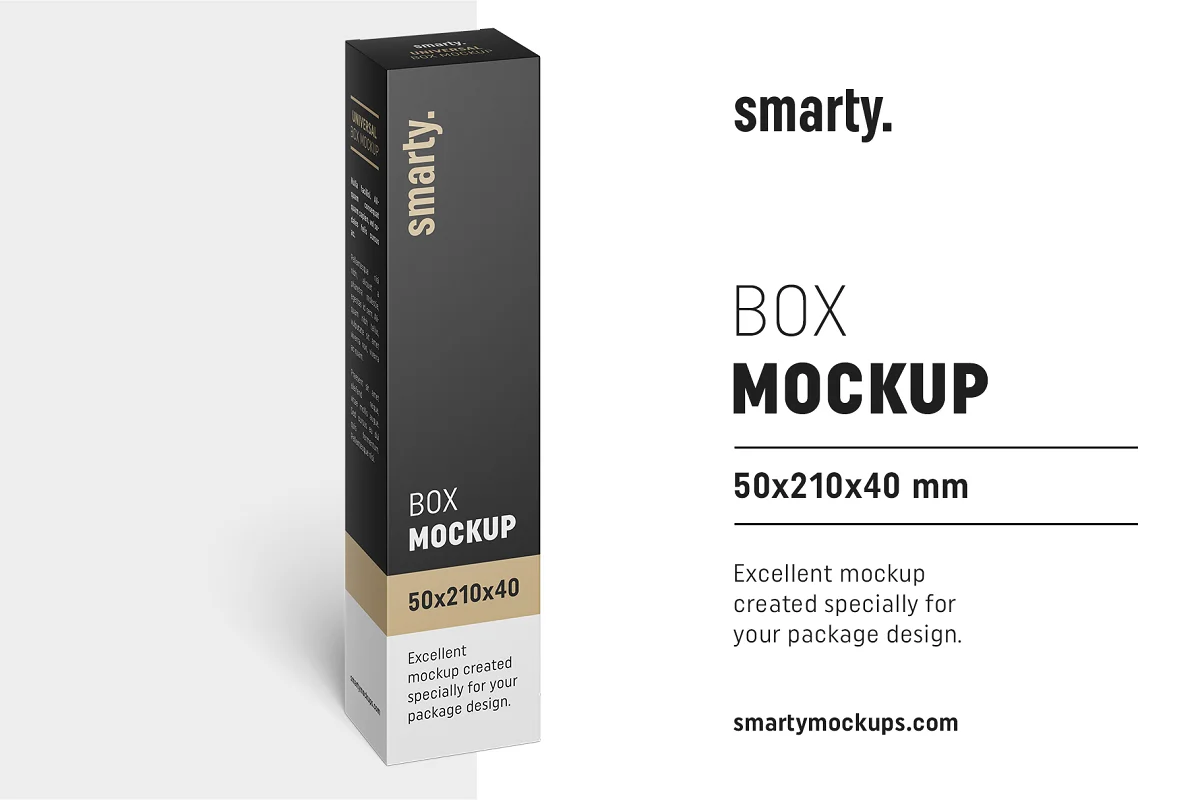 CreativeMarket - Box mockup 50x210x40 mm 3395000 1 CreativeMarket - Box mockup 50x210x40 mm 3395000
