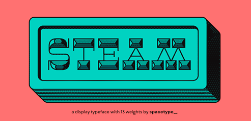 Steam Font Family 1 Steam Font Family