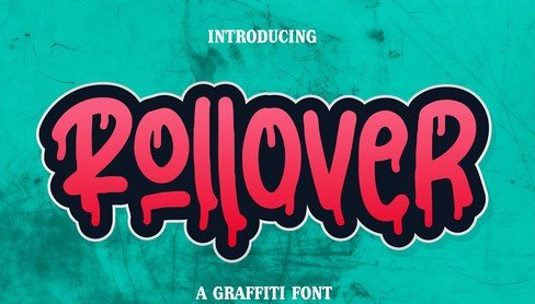 Rollower A Graffiti Font 1 Rollower A Graffiti Font