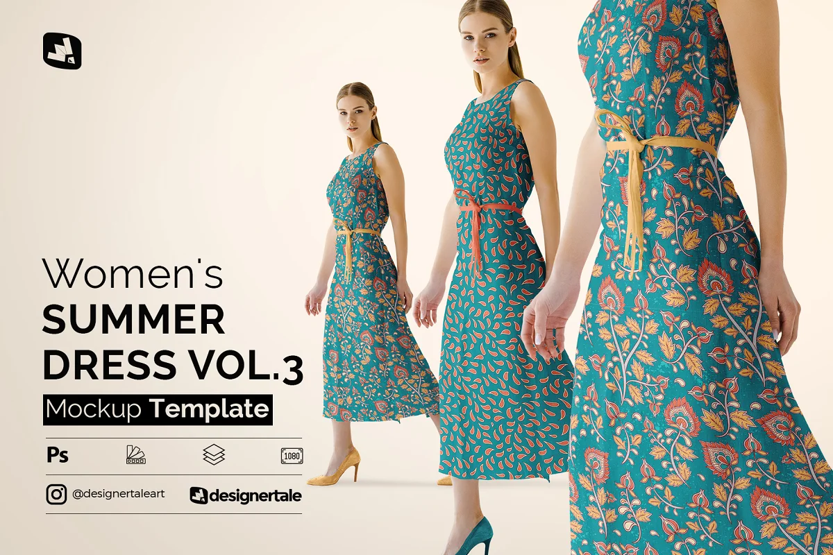 CreativeMarket - Women's Summer Dress Mockup Vol.3 4905778 1 CreativeMarket - Women's Summer Dress Mockup Vol.3 4905778