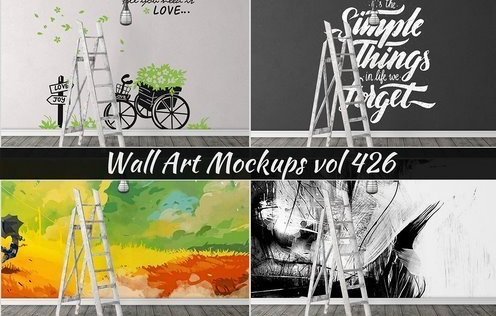 CM - Wall Mockup - Sticker Mockup Vol 426 1457920 1 CM - Wall Mockup - Sticker Mockup Vol 426 1457920