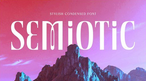 Semiotic Font 1 Semiotic Font