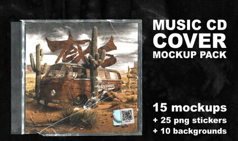 CreativeMarket - Music CD Cover MOCKUP PACK 6138127 1 CreativeMarket - Music CD Cover MOCKUP PACK 6138127