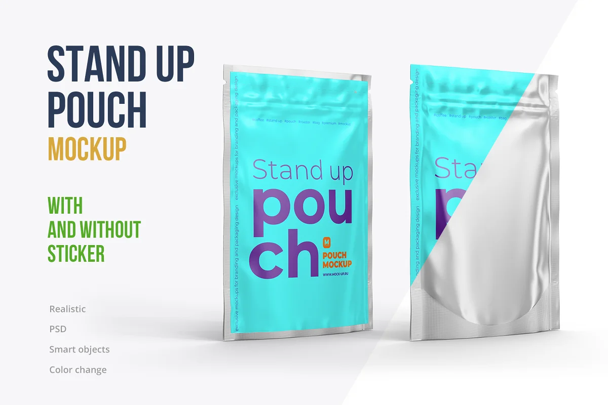 CreativeMarket - 4"x6" Stand-Up Pouch. Half Side 5218100 1 CreativeMarket - 4"x6" Stand-Up Pouch. Half Side 5218100