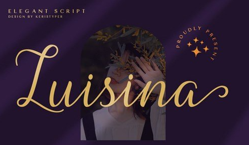 Luisina Classy Script Font 1 Luisina Classy Script Font