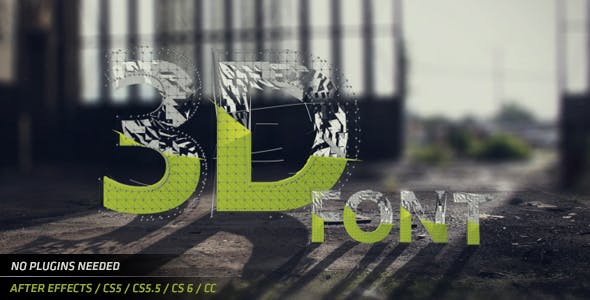 Videohive Modern 3D Typeface Kit 13482699 1 Videohive Modern 3D Typeface Kit 13482699