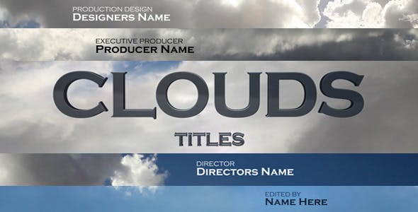 Videohive Clouds Titles Sequence 9561419 1 Videohive Clouds Titles Sequence 9561419